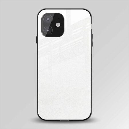 Refined Couture | Just White, Premium Glassback Case