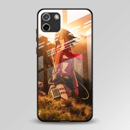 Anime Odyssey | Mikasa Ackermann, Premium Glassback Mobile Case