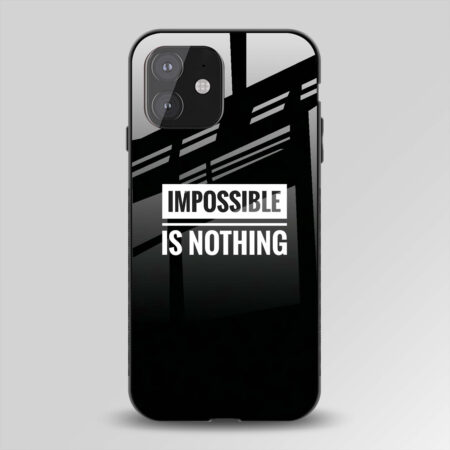 Street Funk | Impossible is Nothing, Premium Glassback Mobile Case